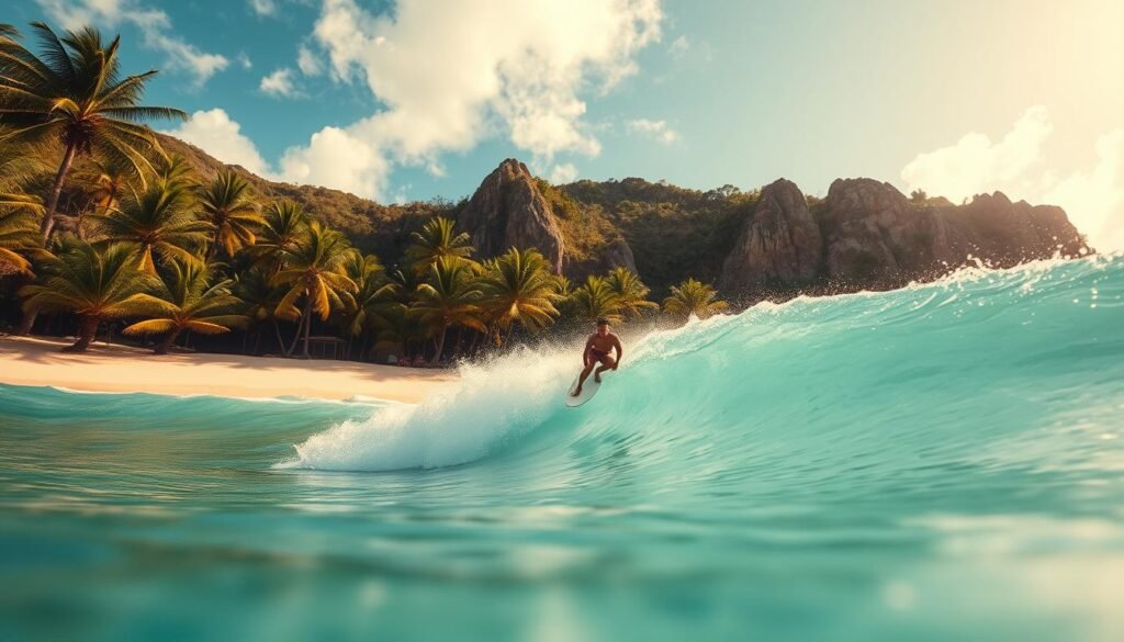 surfing in Siargao