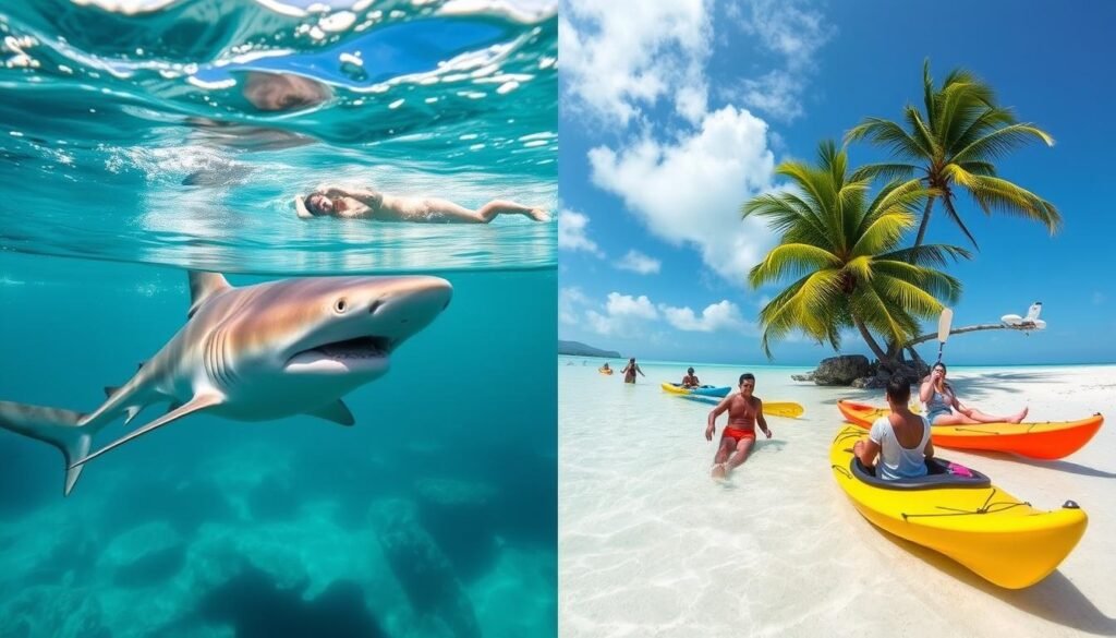 Thresher shark diving in Malapascua vs beach activities in Bantayan Island